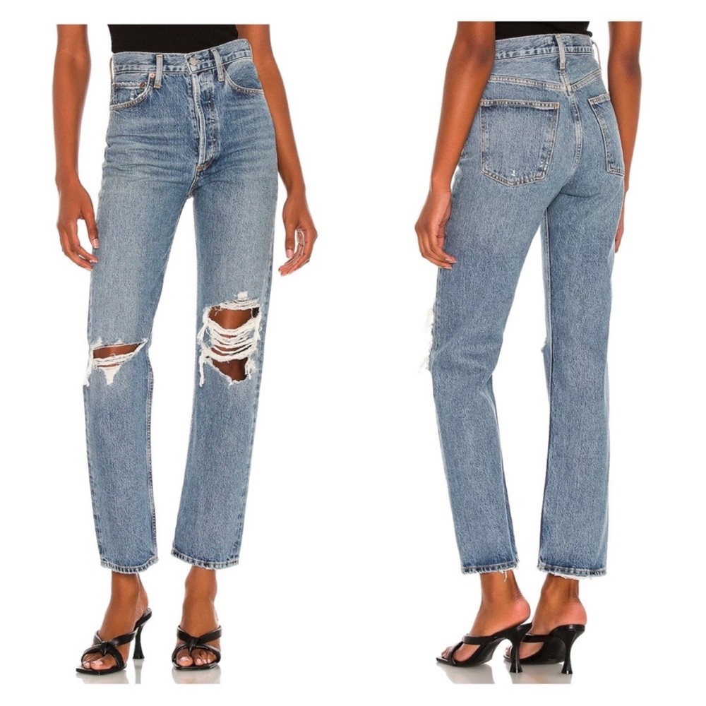 [AGOLDE] 90s Pinch Waist Straight Leg Jeans in Backdrop 28